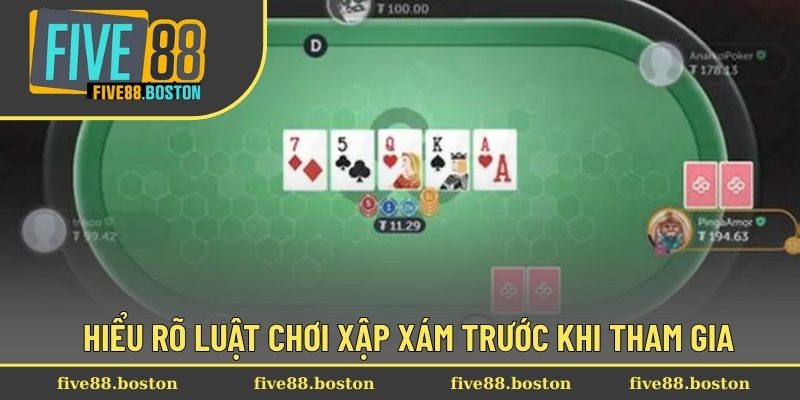 Hiểu rõ luật chơi xập xám trước khi tham gia