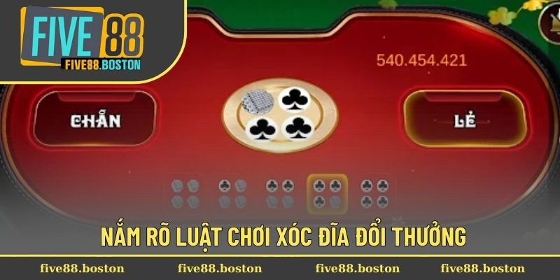 Nắm rõ luật chơi xóc đĩa đổi thưởng 